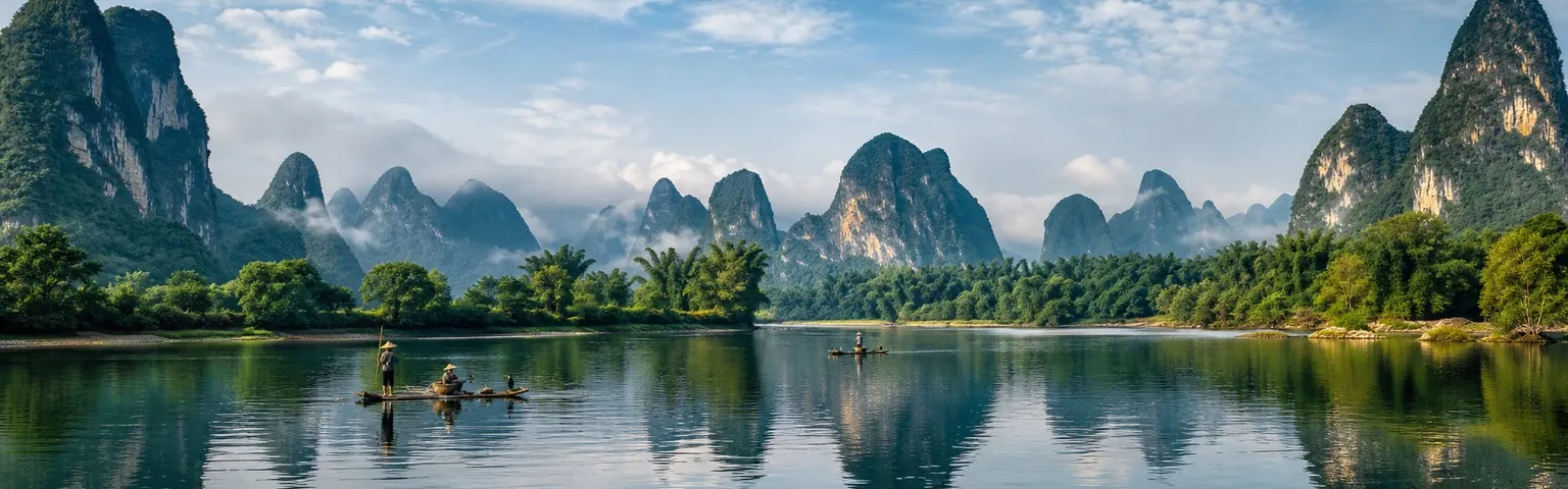 A representative travel scene in Guilin
