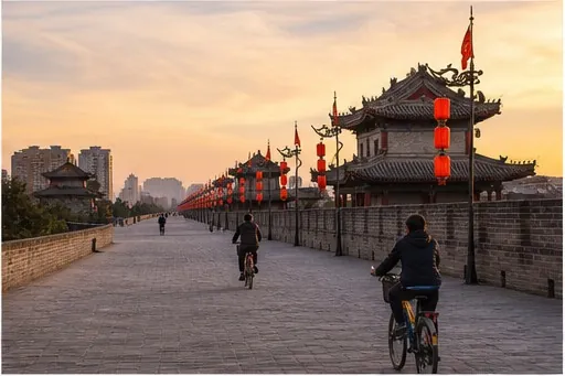Ancient City Wall in Xi'an
