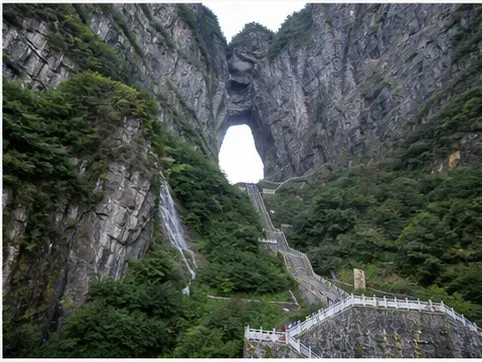 Tianmen Mountain in Zhangjiajie