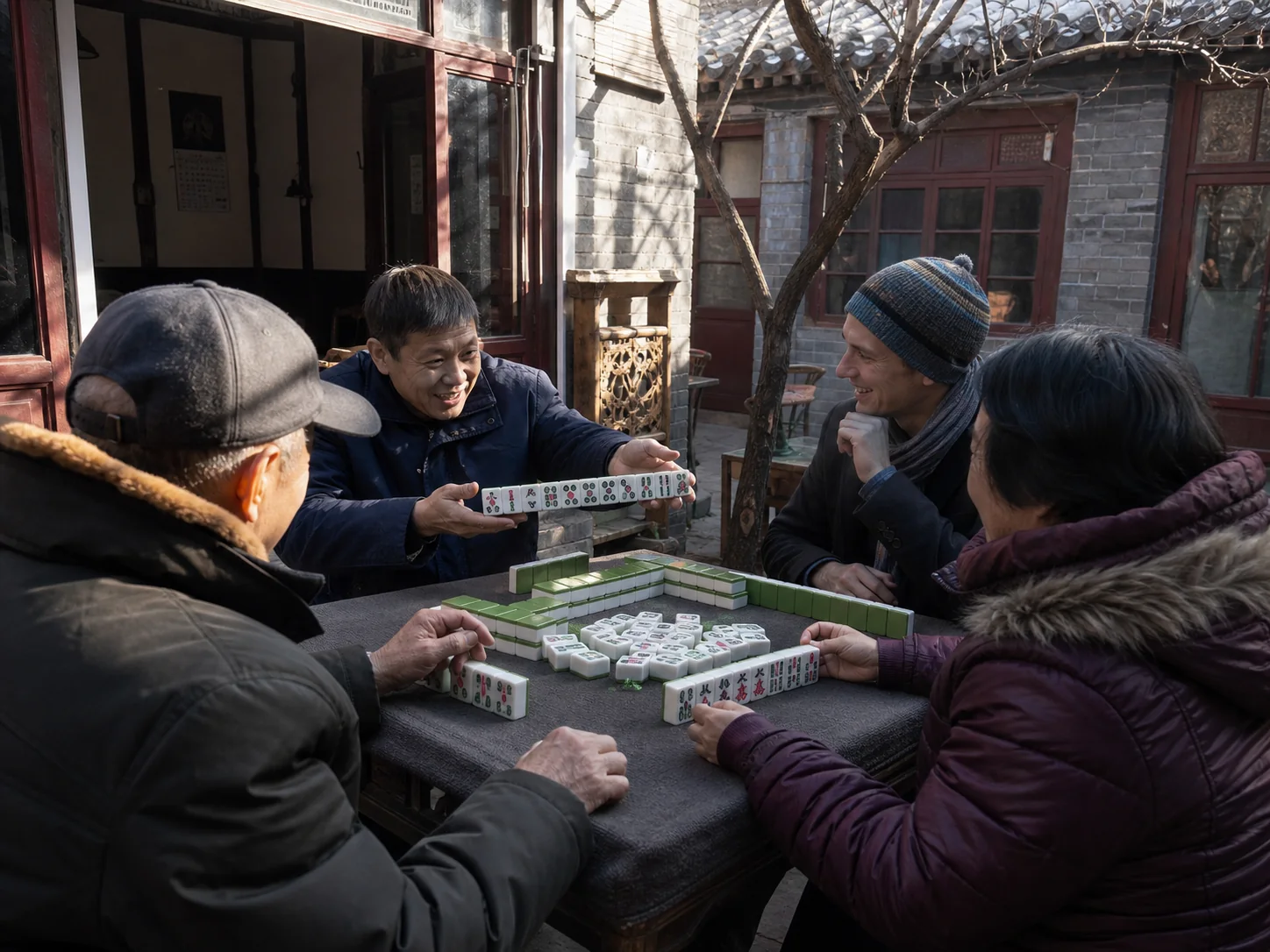 Mahjong experience in Beijing